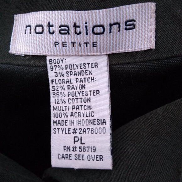 Green Velvety Soft Lightweight Multi Textured Artistic Patchwork Jacket  Sz PL - Picture 5 of 9